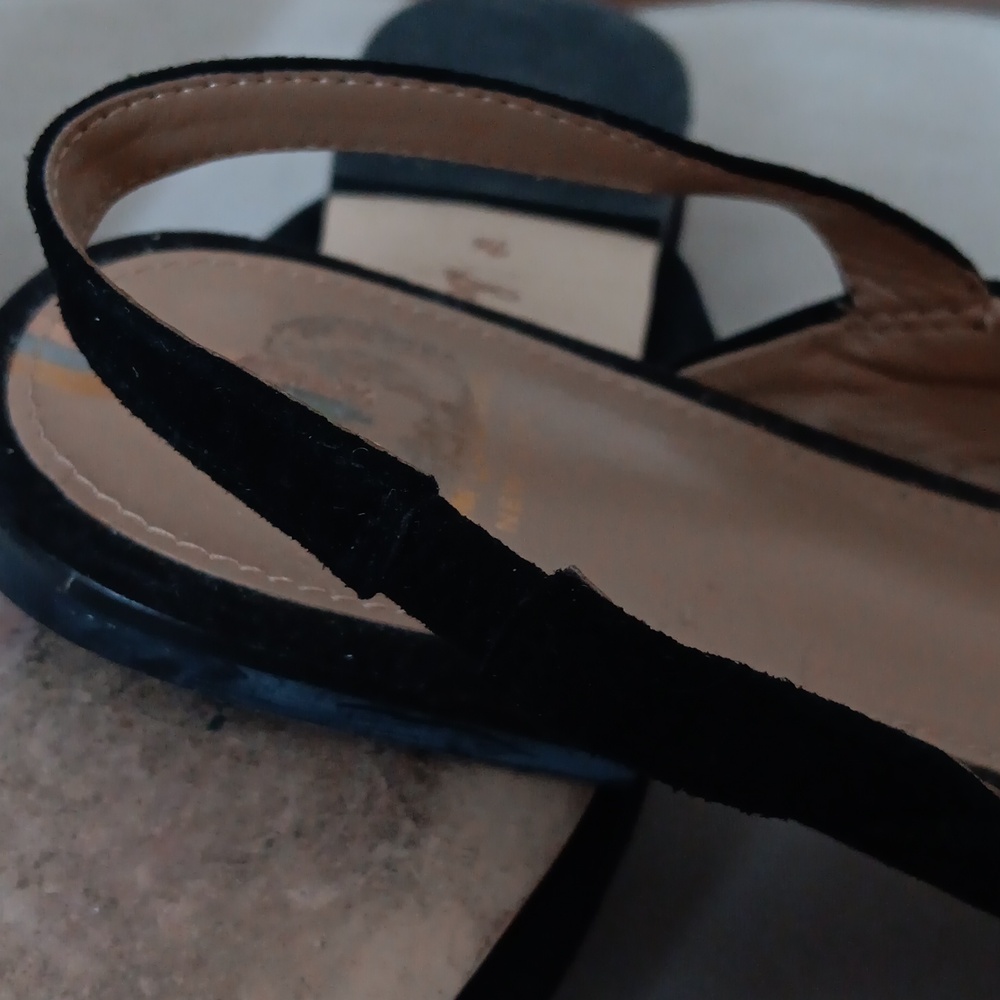 Sam Edelman Preloved Black Suade Slingback Size 7.5. - Picture 7 of 7